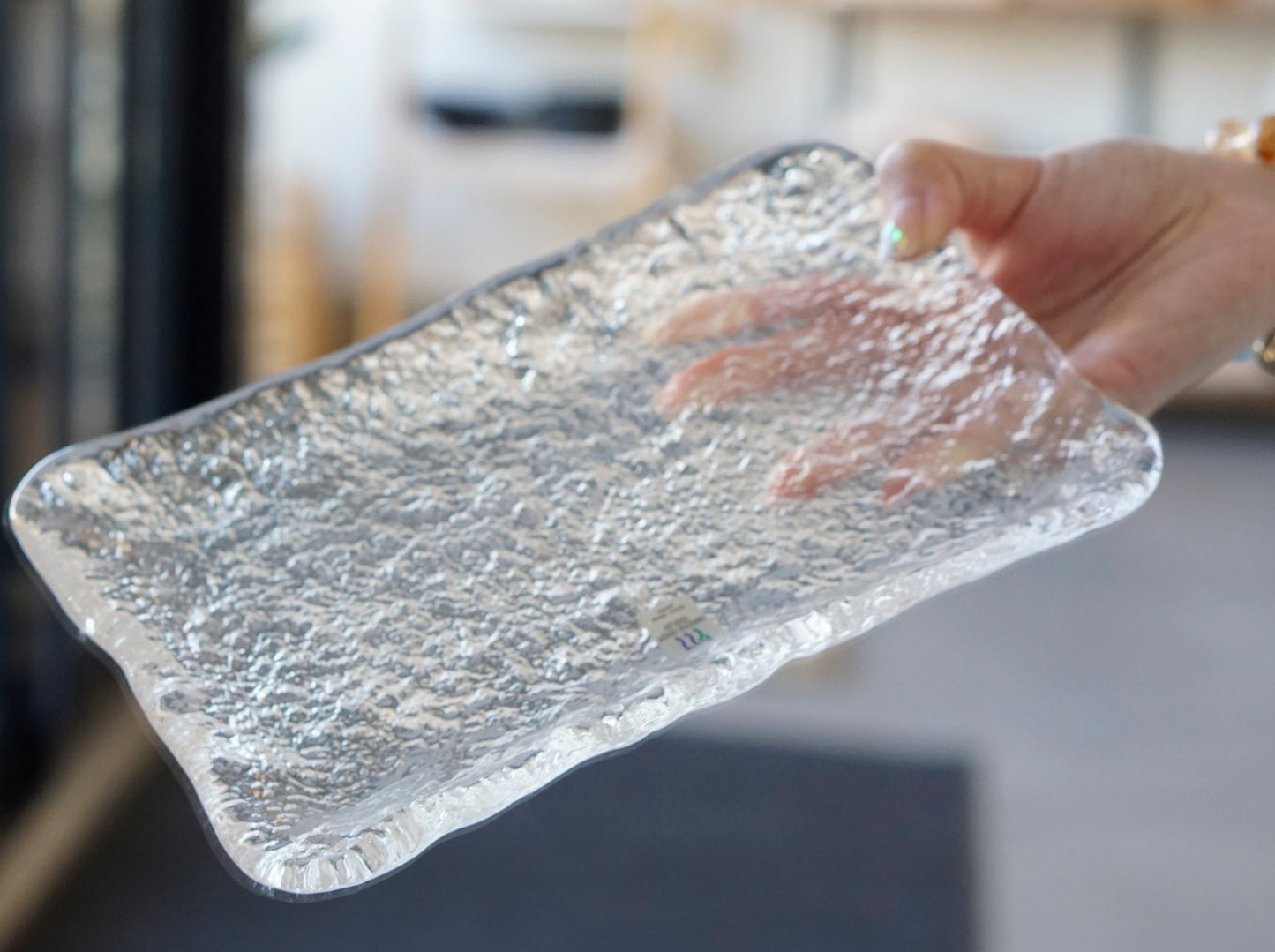 Rectangular Glass Sushi Plate