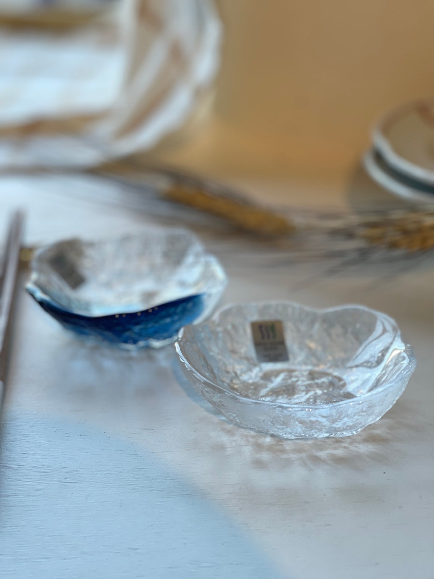 Mini Glass Sauce Plate