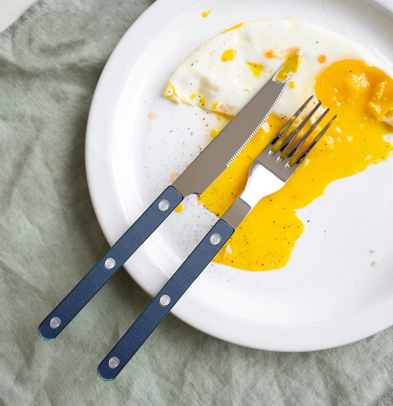 Bistrot Pearly Shiny - Steel Blue 5pc Set