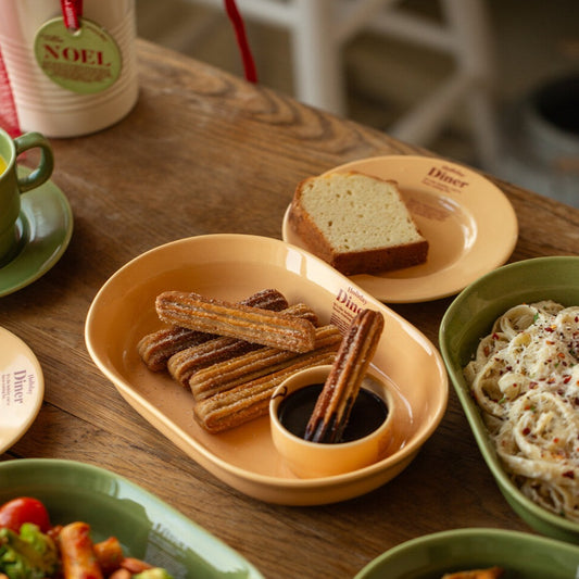 Holiday Diner Oval Bowl - Weekend 7