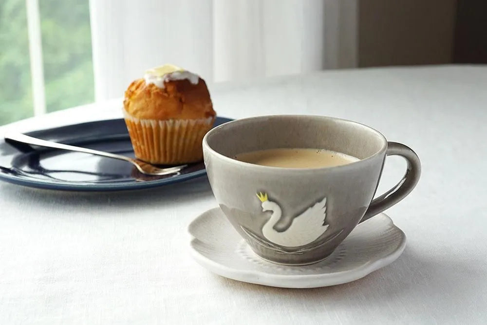 Swan Latte Cup