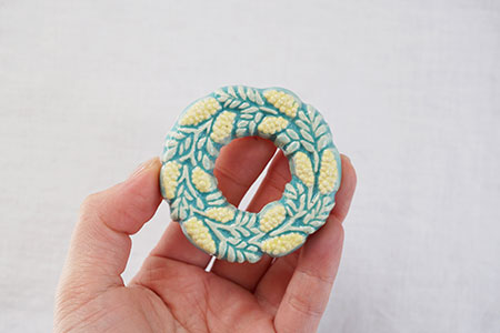 Mashiko Ware Mimosa Cutlery Rest