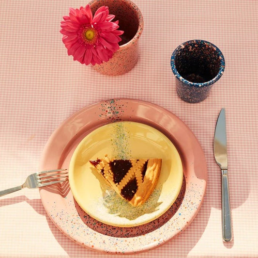 Festive Splash Dessert Plate