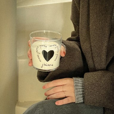 Merci J'aime, Paris Glass Cup