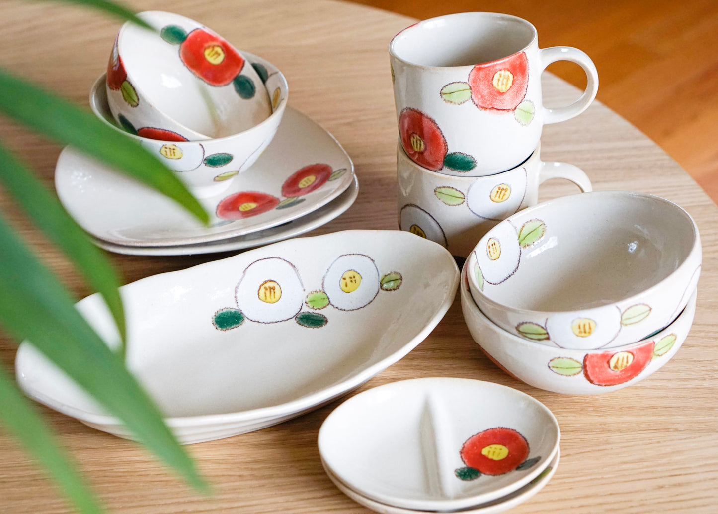 Tsubaki Flower Plate