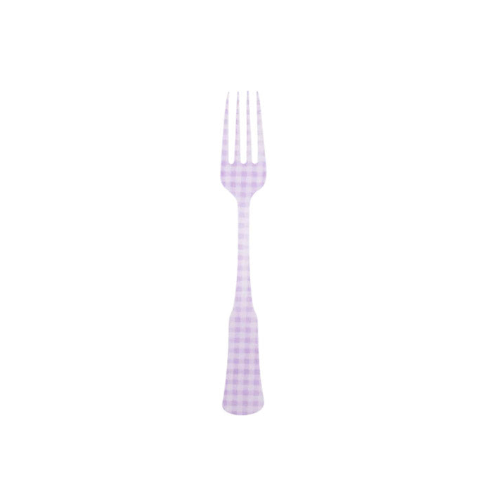 Sabre Charm Gingham Cake Fork