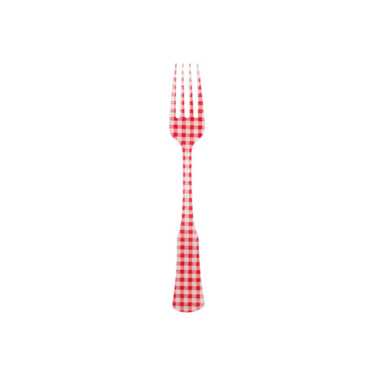 Sabre Charm Gingham Cake Fork