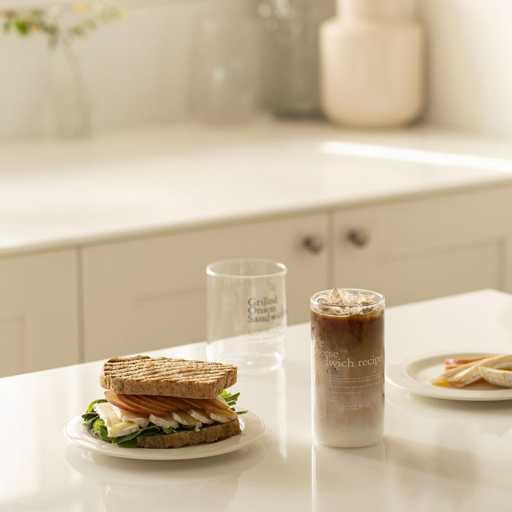 Brie Cheese Sandwich Glass