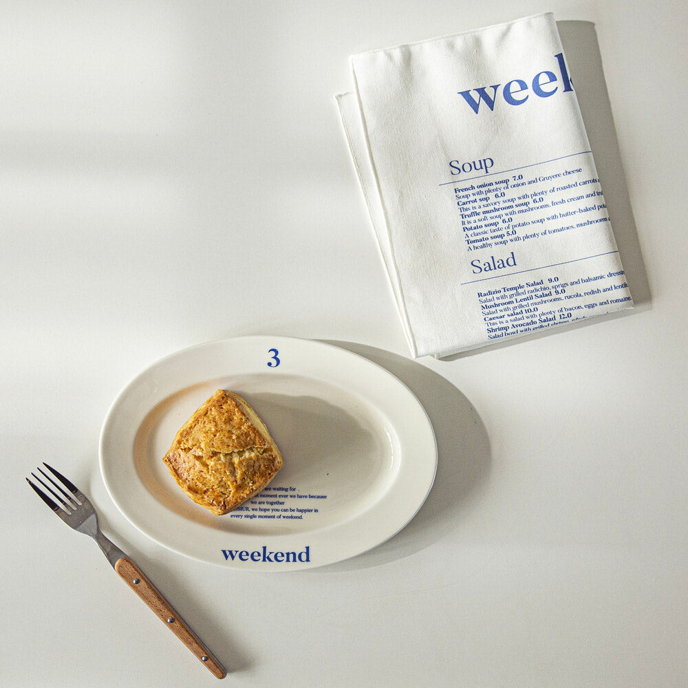 'Ivory' Weekend Plate