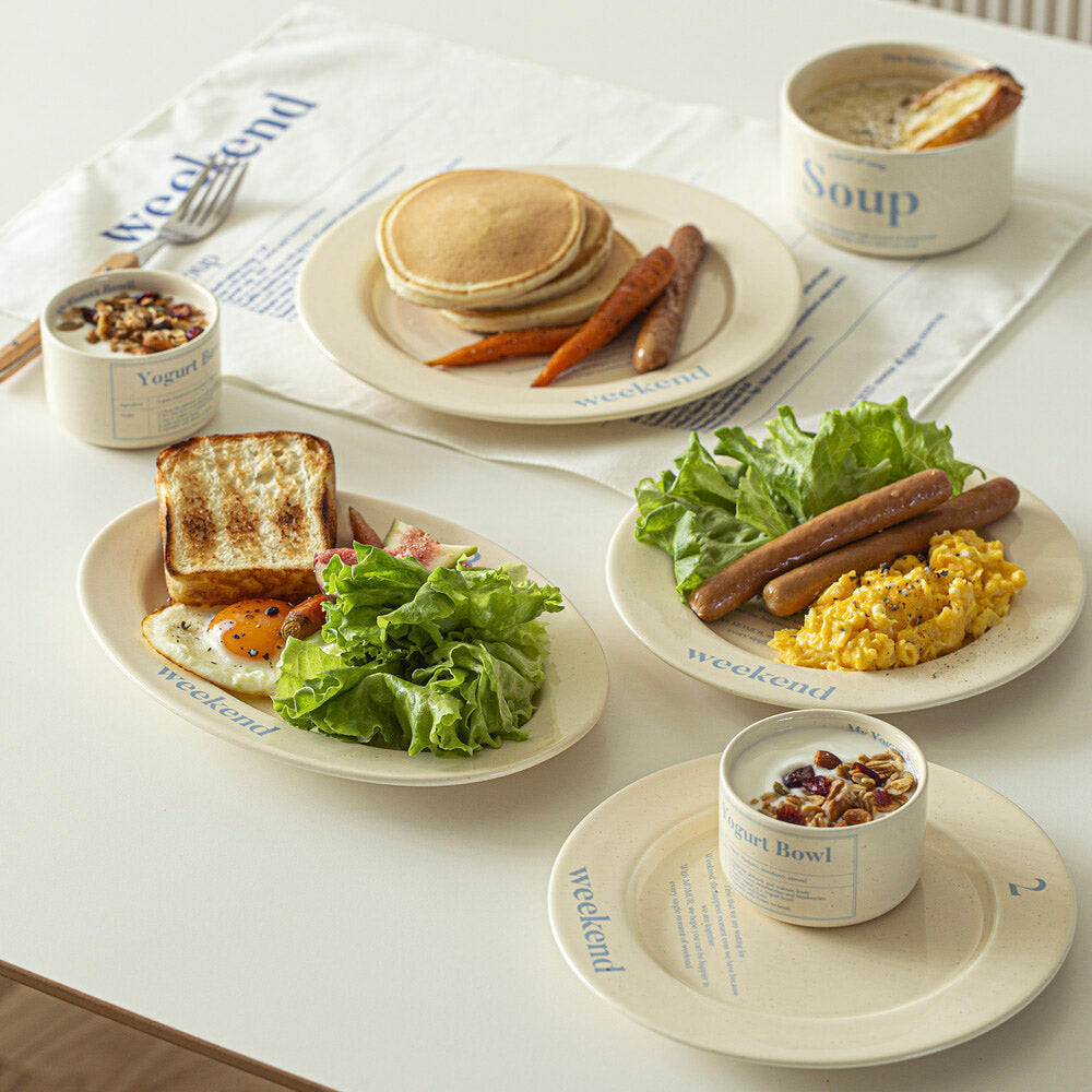'Butter' Weekend Plate