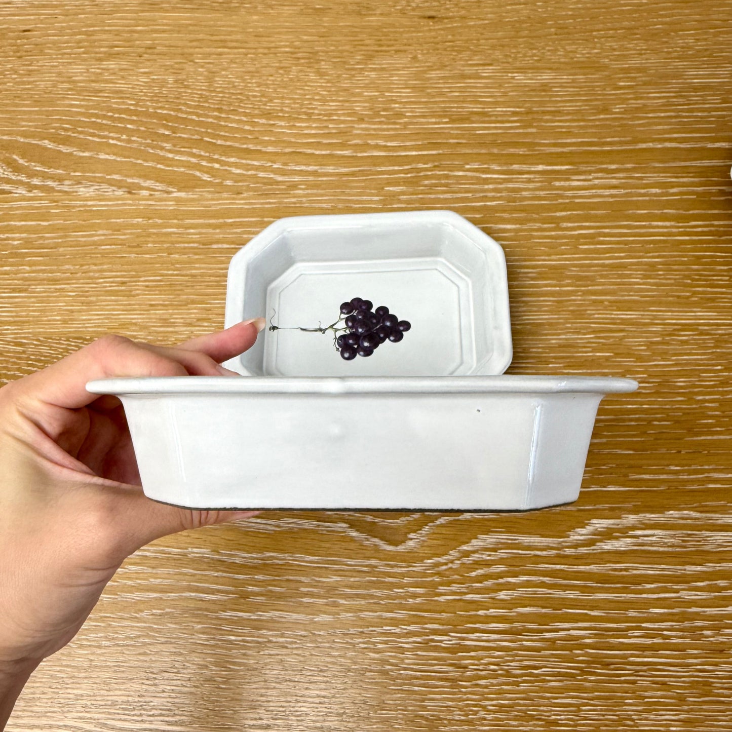 "Château Bloom" Octagon Plate