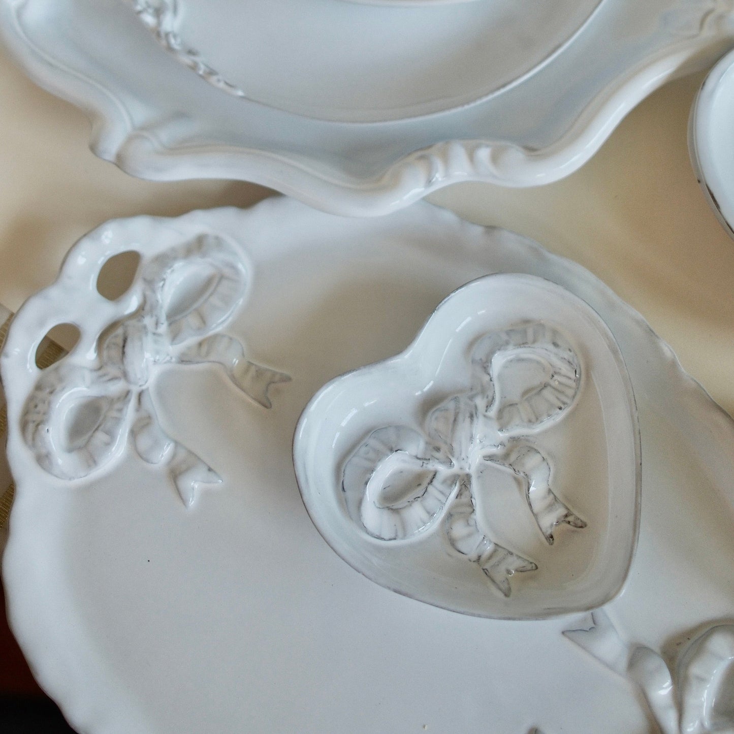 Marie-Antoinette L platter with handle