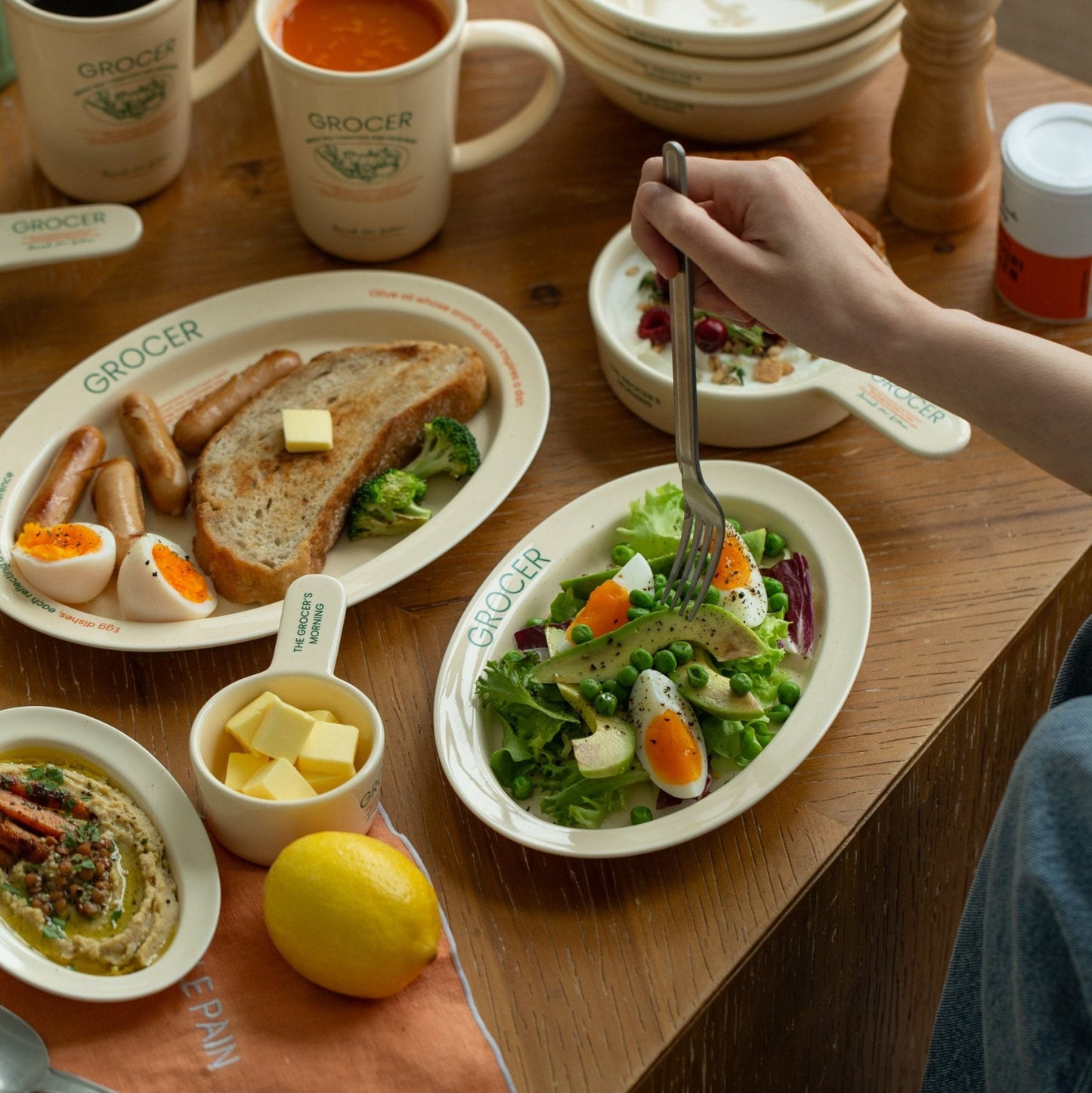 Momur GROCER Oval Plate M - weekend 15