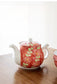 Red Floral Bunny Tea Gift Set