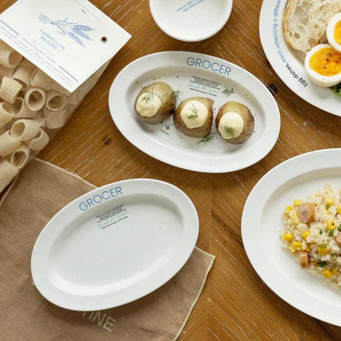Momur GROCER Oval Plate S - weekend 15