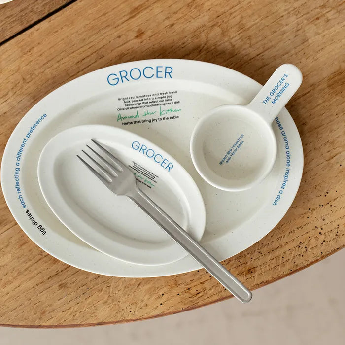 Momur GROCER Oval Plate L - weekend 15