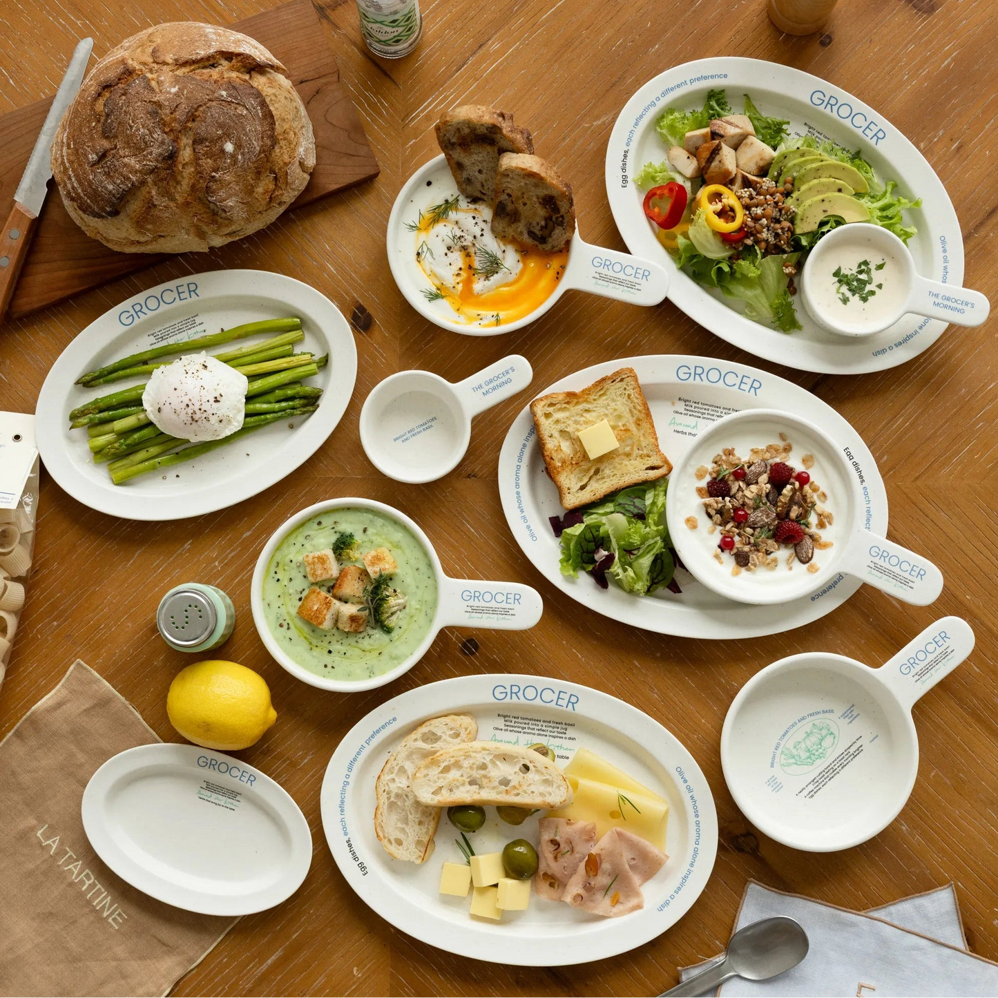 Momur GROCER Oval Plate L - weekend 15