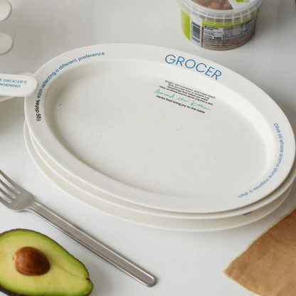 Momur GROCER Oval Plate L - weekend 15