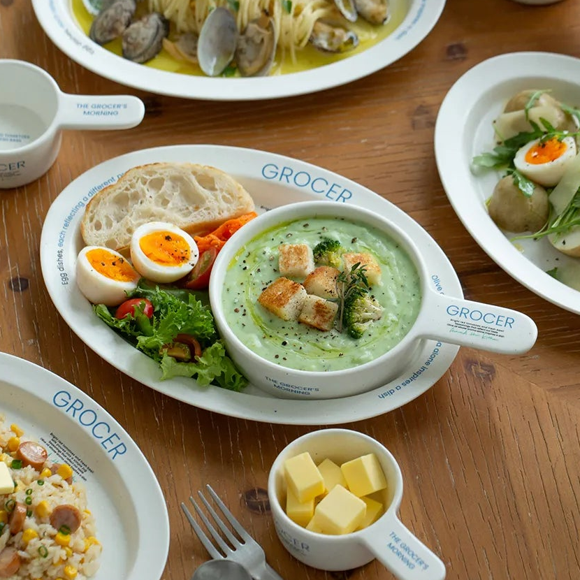 Momur GROCER Oval Plate L - weekend 15