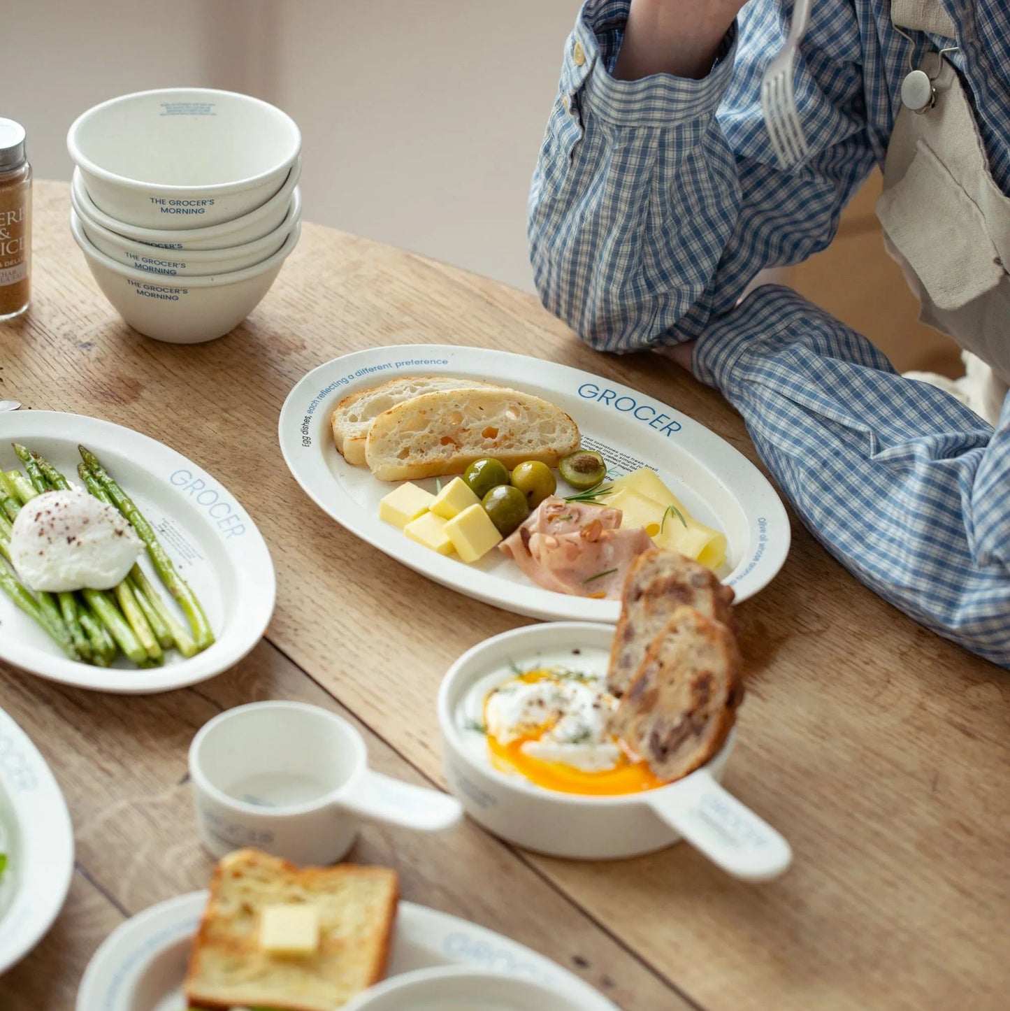 Momur GROCER Oval Plate L - weekend 15