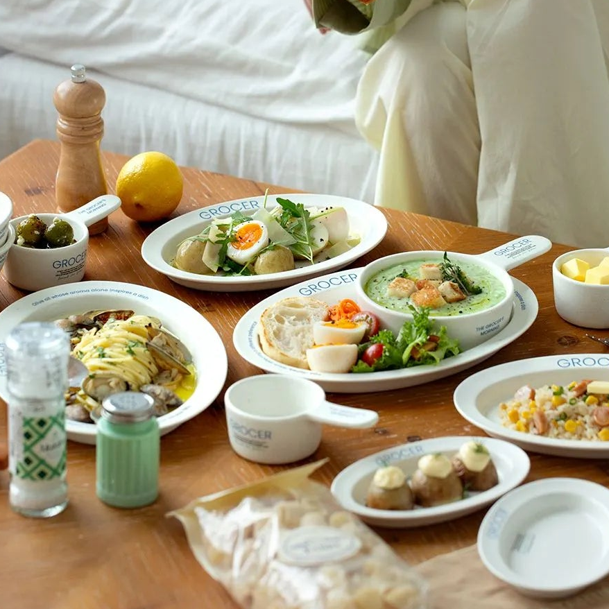 Momur GROCER Oval Plate L - weekend 15