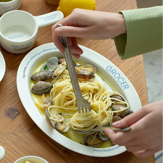 Momur GROCER Oval Plate L - weekend 15