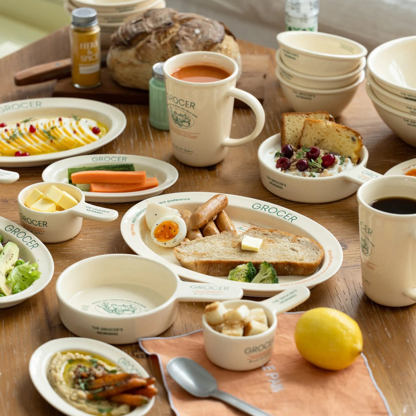 Momur GROCER Oval Plate L - weekend 15