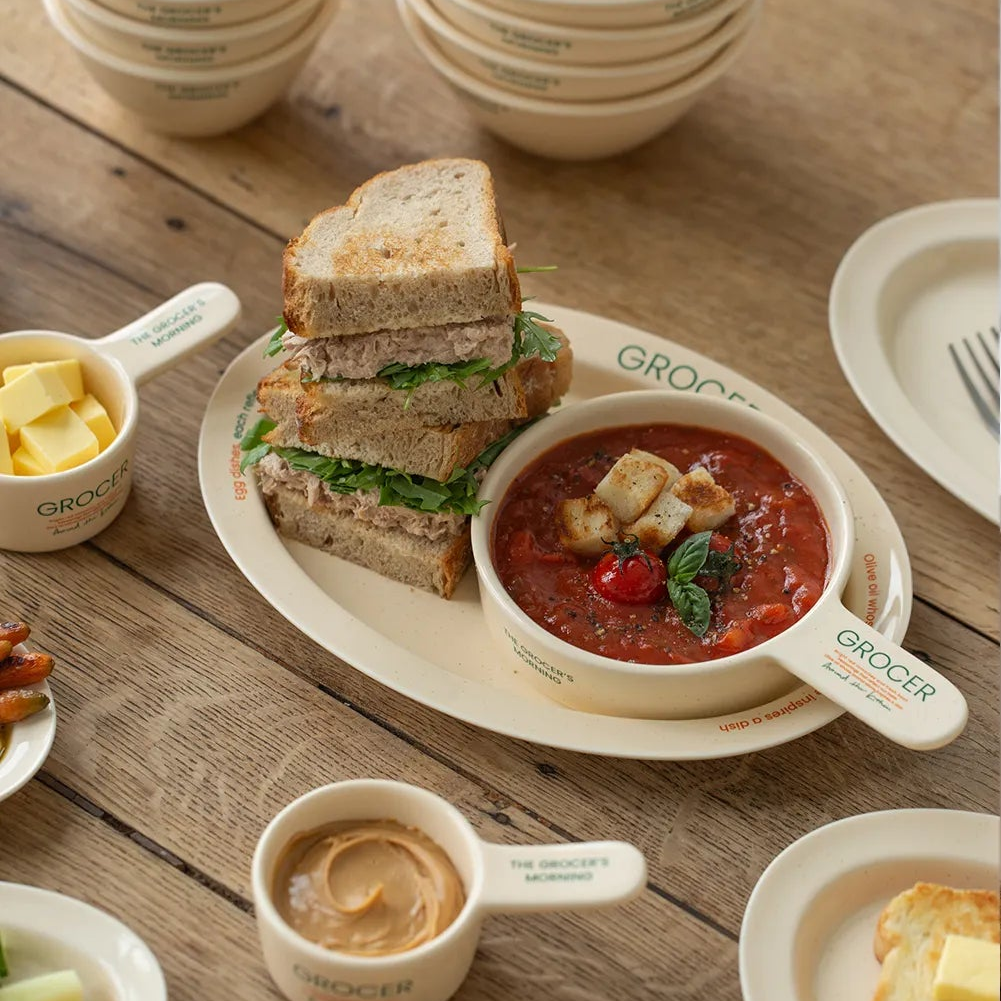 Momur GROCER Oval Plate L - weekend 15