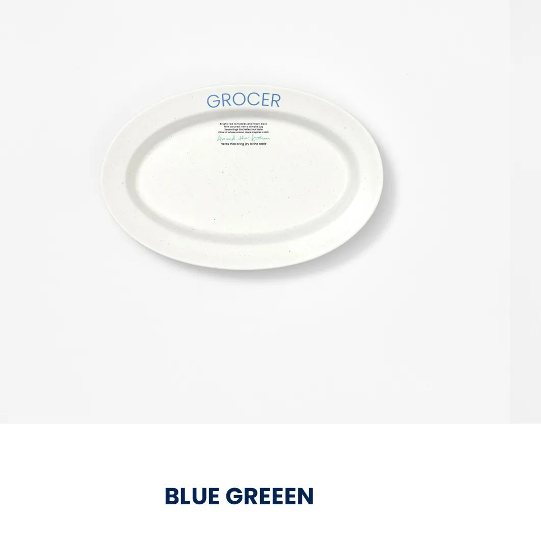 Momur GROCER Oval Plate S - weekend 15