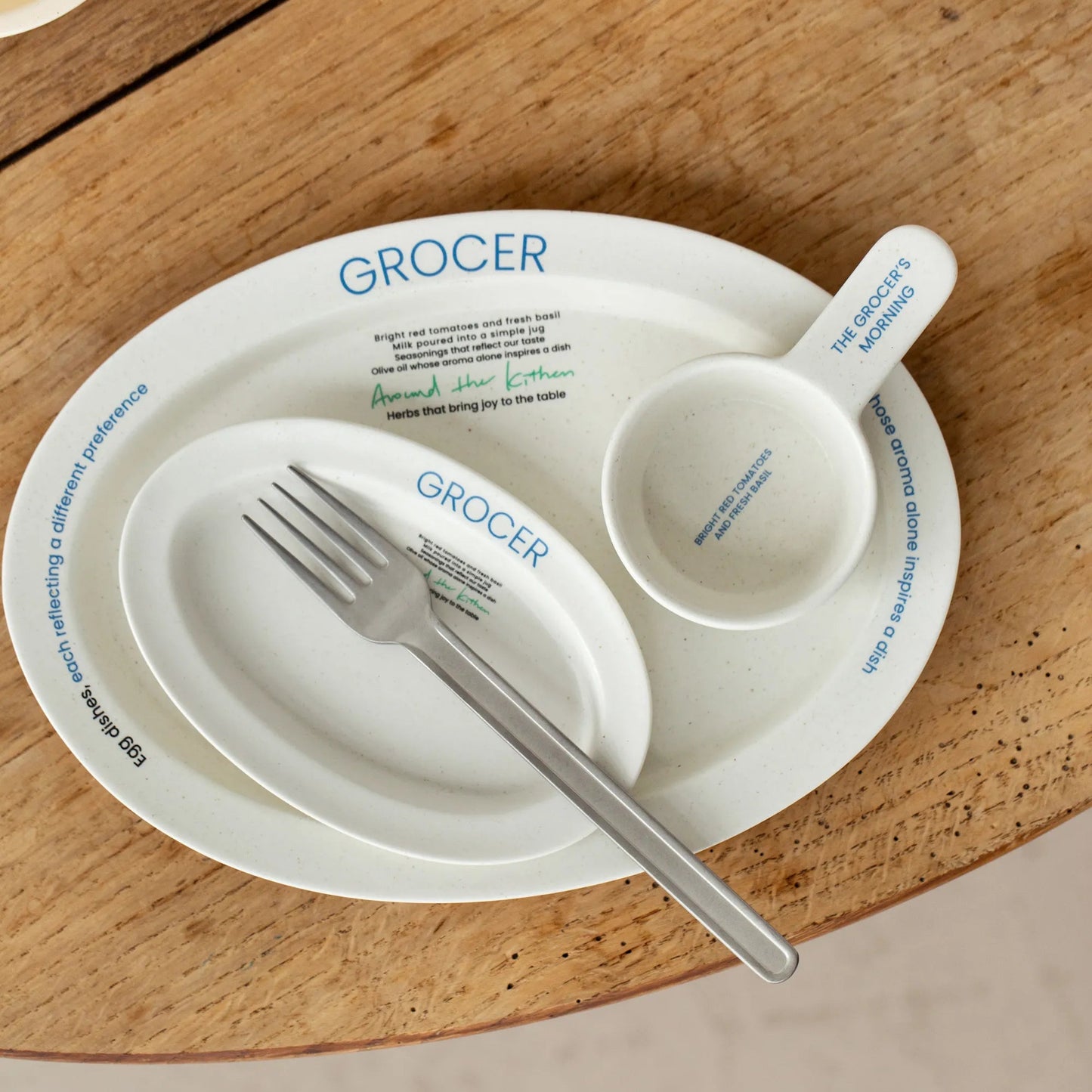 Momur GROCER Oval Plate S - weekend 15