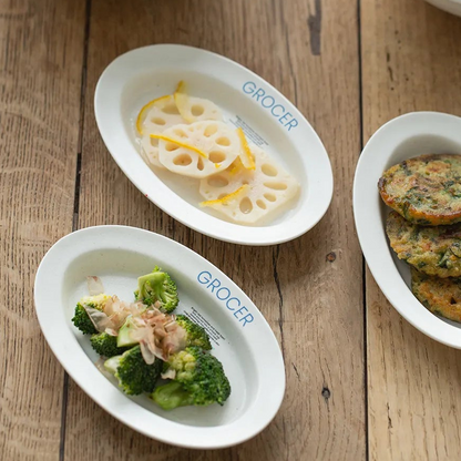 Momur GROCER Oval Plate S - weekend 15