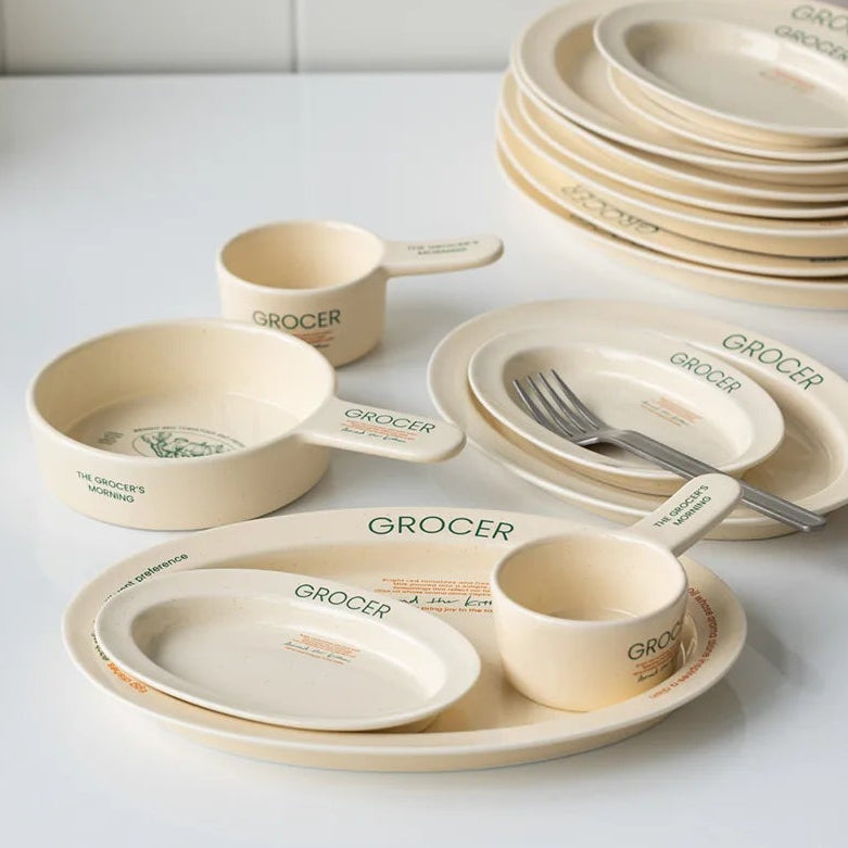 Momur GROCER Oval Plate S - weekend 15