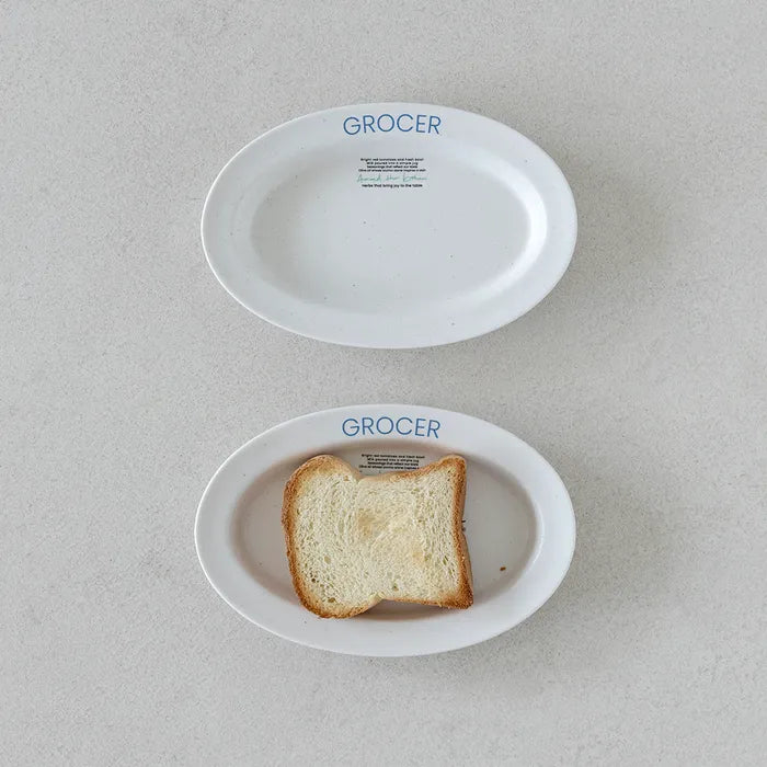 Momur GROCER Oval Plate S - weekend 15