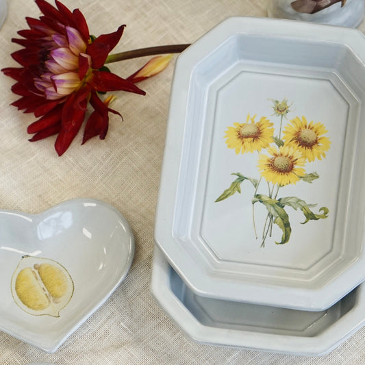 "Château Bloom" Octagon Plate