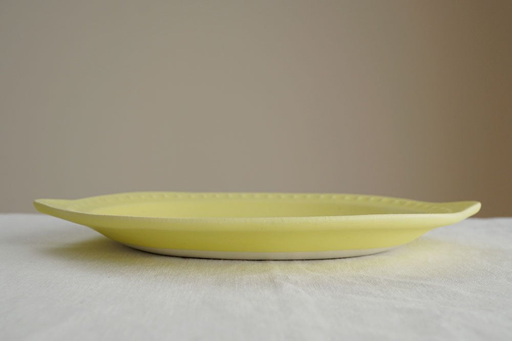 Mashiko Ware Lemon Plate