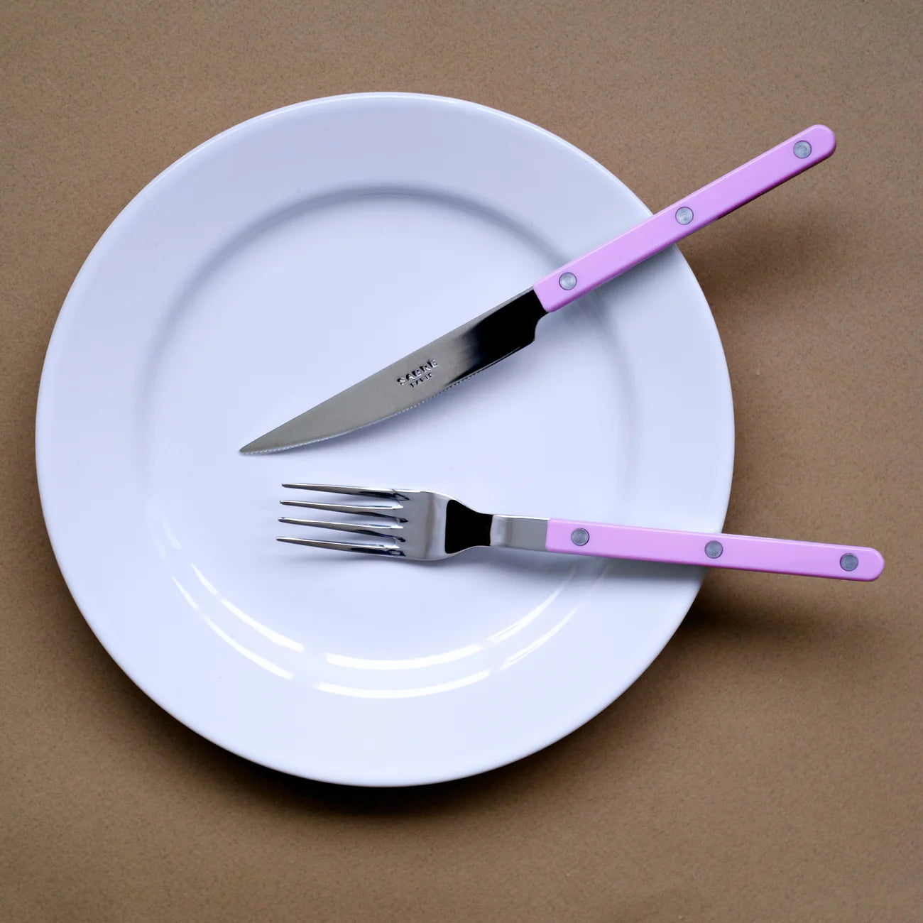 Sabre Bistrot Shiny Cutlery - Pink