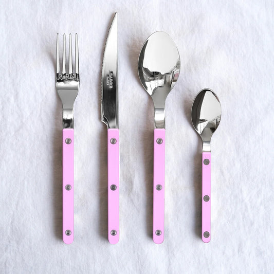 Bistrot Solid Shiny - Pink, 5 pcs Set