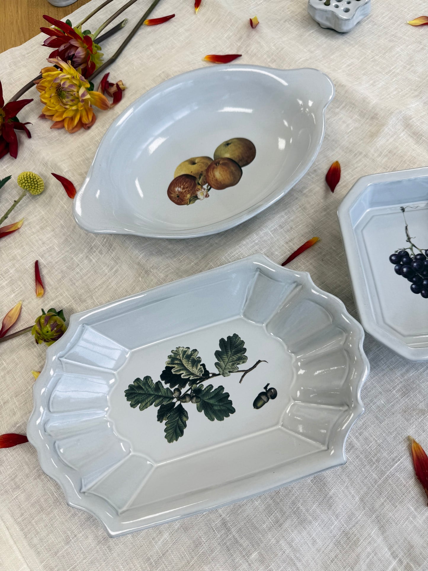 Green Oak Deep Plate