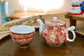 Red Floral Bunny Tea Gift Set