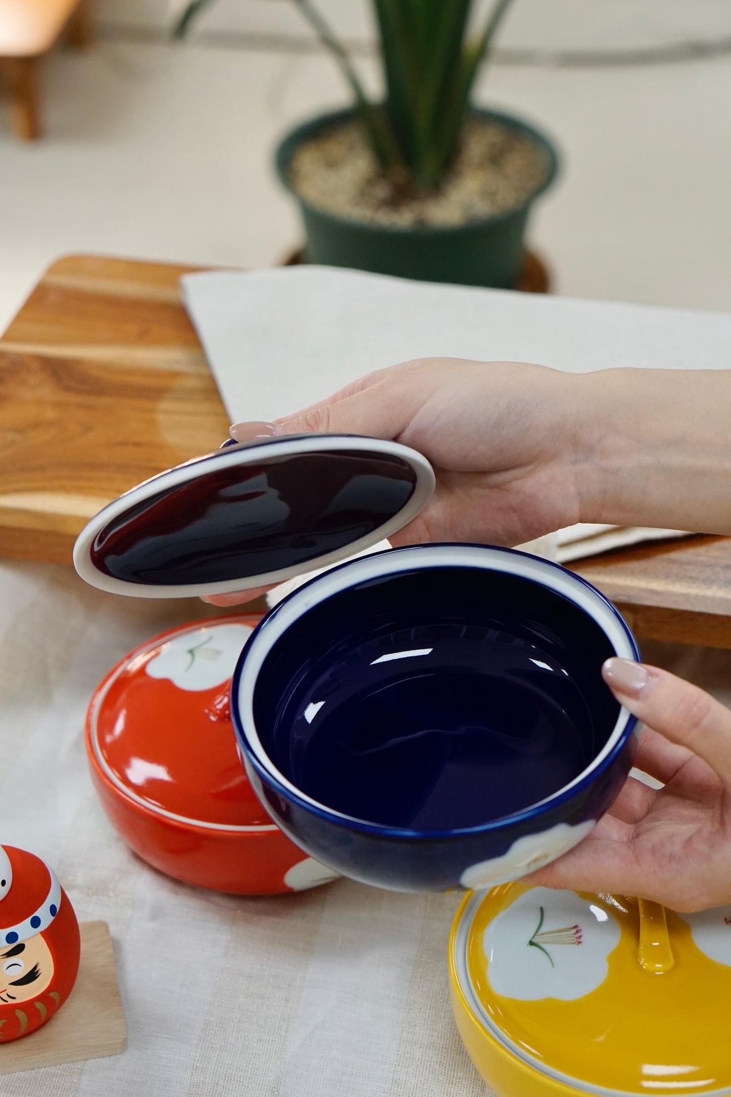 Steam Bowl with Lid - Arita Ware