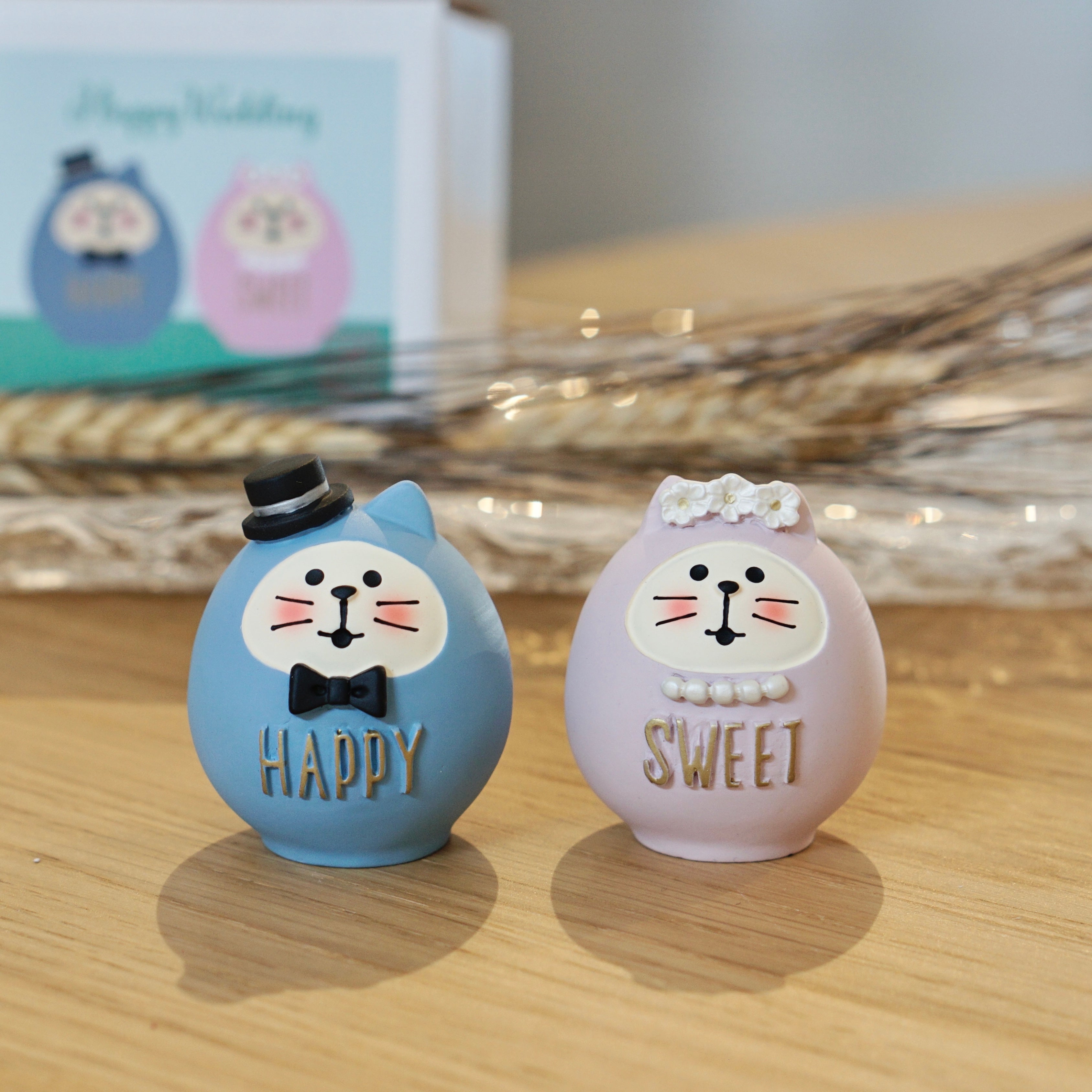 Wedding Couple Cat Ornament – little sure thing