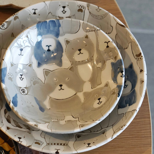 Shiba Dog Mino Ware
