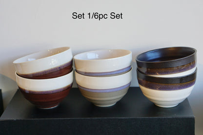 Raku Kiln Rice Bowl Gift Set