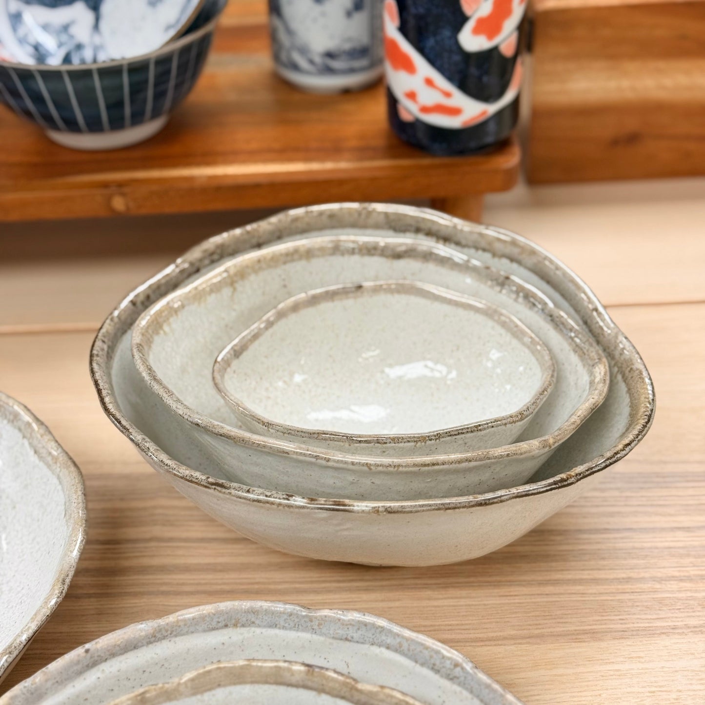 Shiro Karatsu Wabi Bowl
