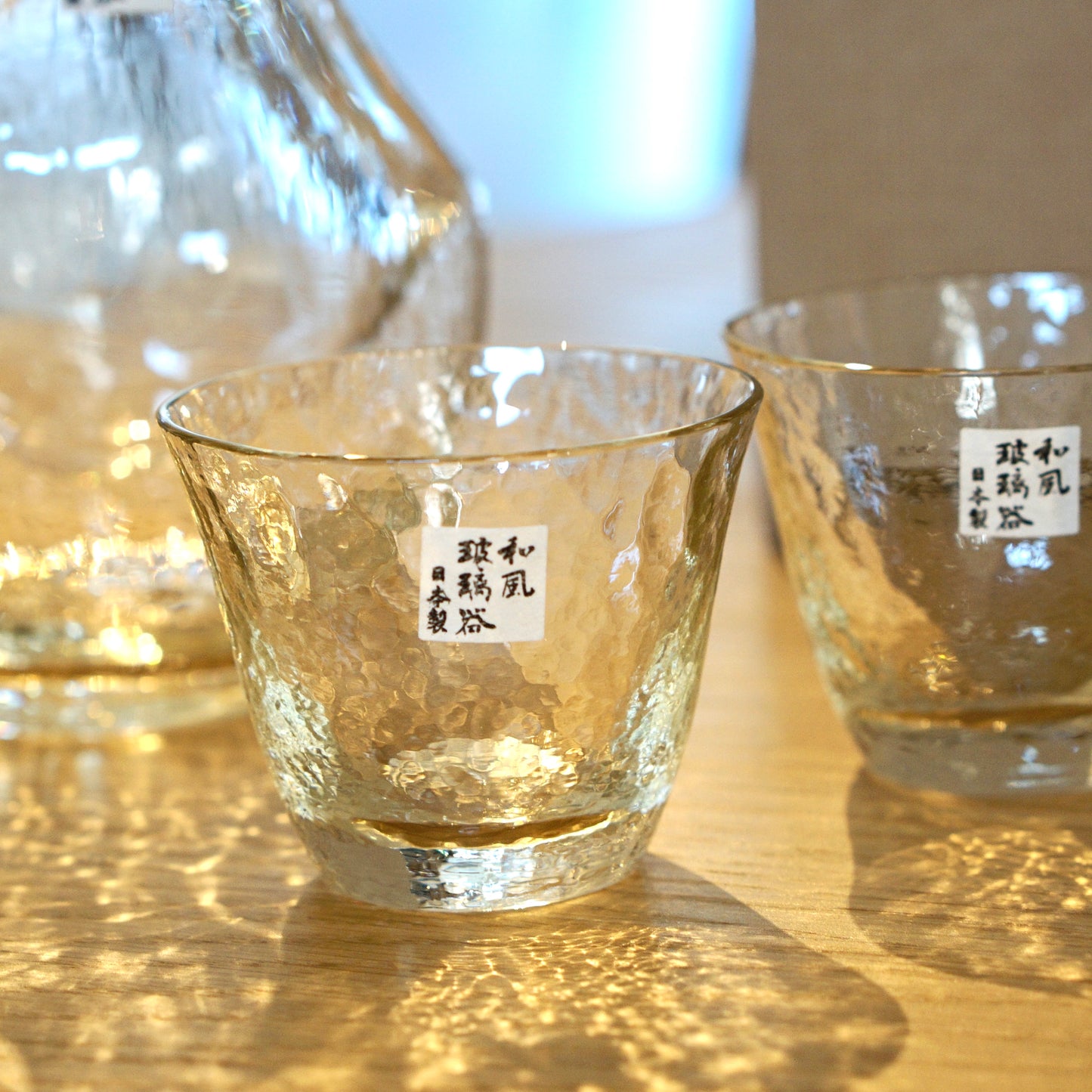 Gold Foil Cold Sake Glass Sets