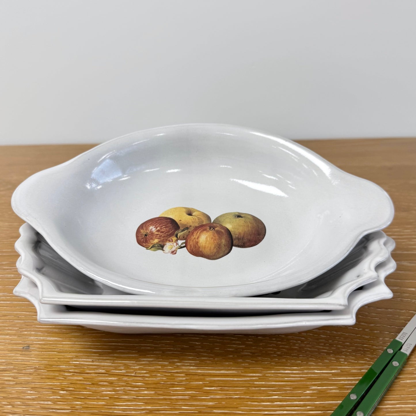 Autumn Apples Double Handled Bowl