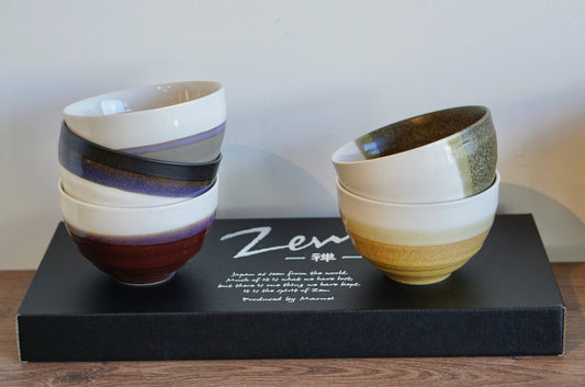 Raku Kiln Rice Bowl Gift Set