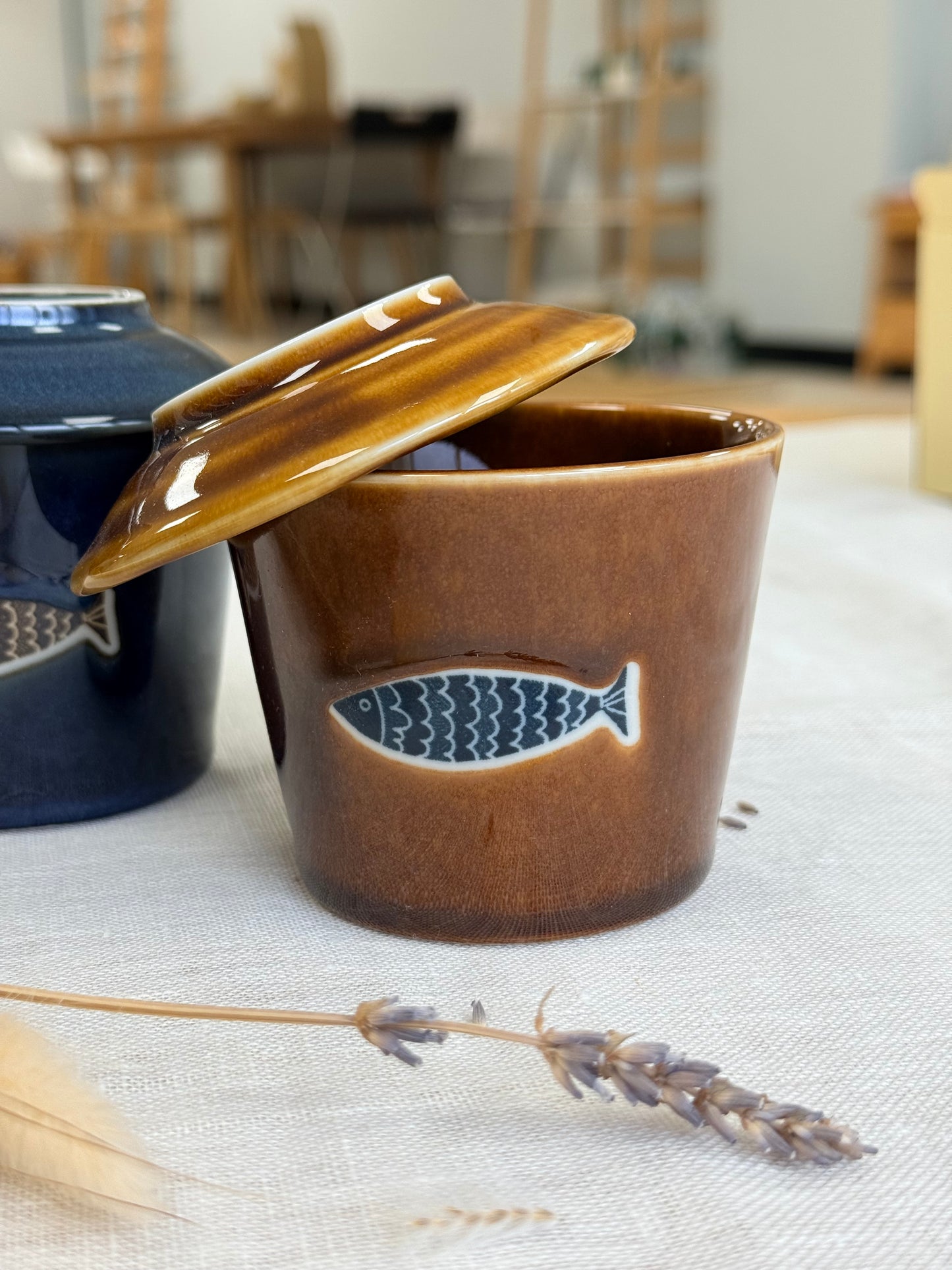 Fish & Fortune Teacup & plate gift set