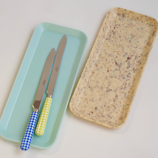 "Milk Jade" Long Tray