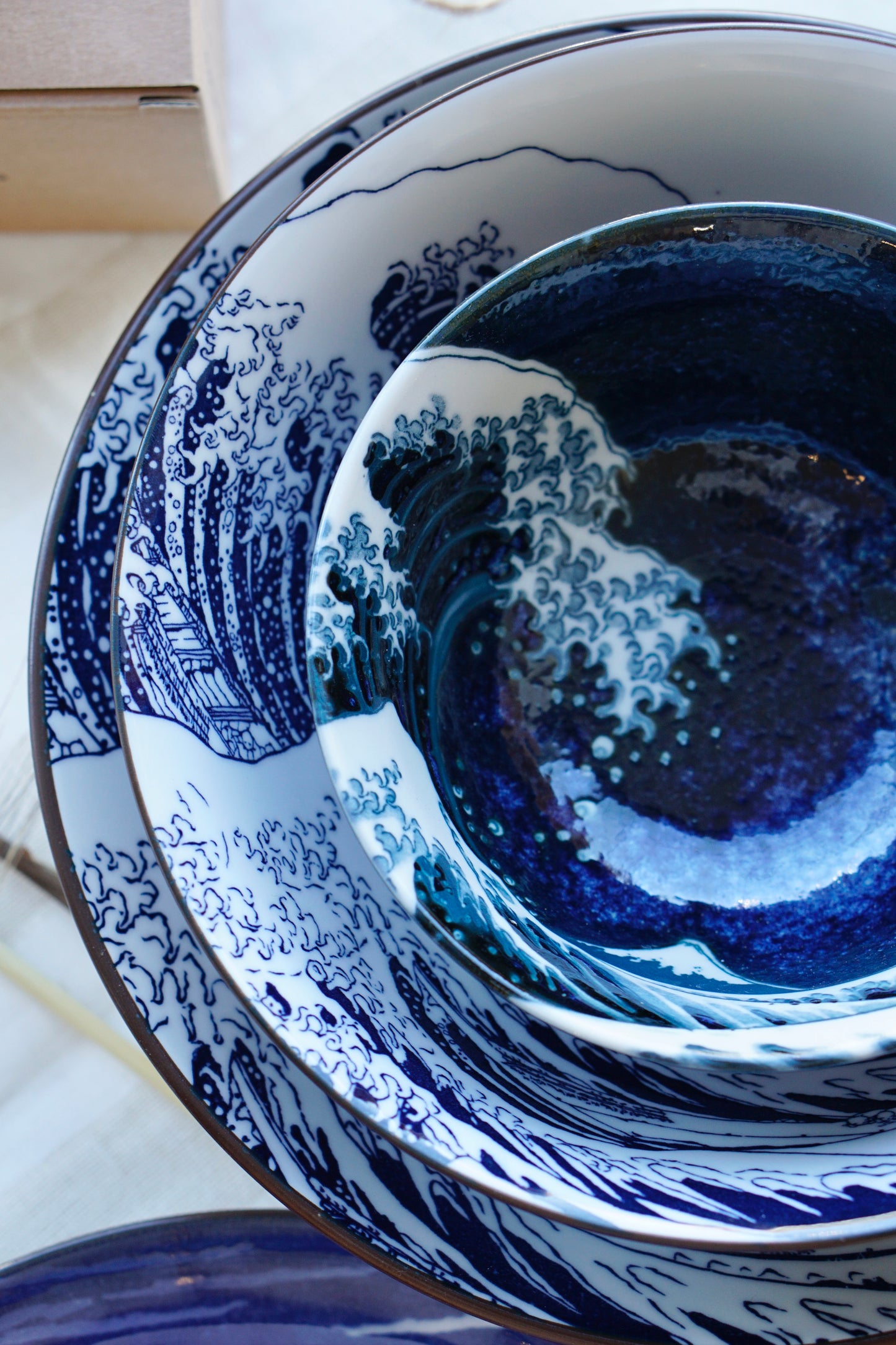 Hokusai Donburi Bowl